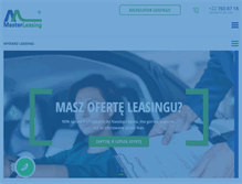 Tablet Screenshot of masterleasing.pl